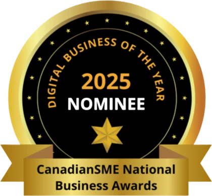 CanadianSME National Business Awards 2025 nominee badge